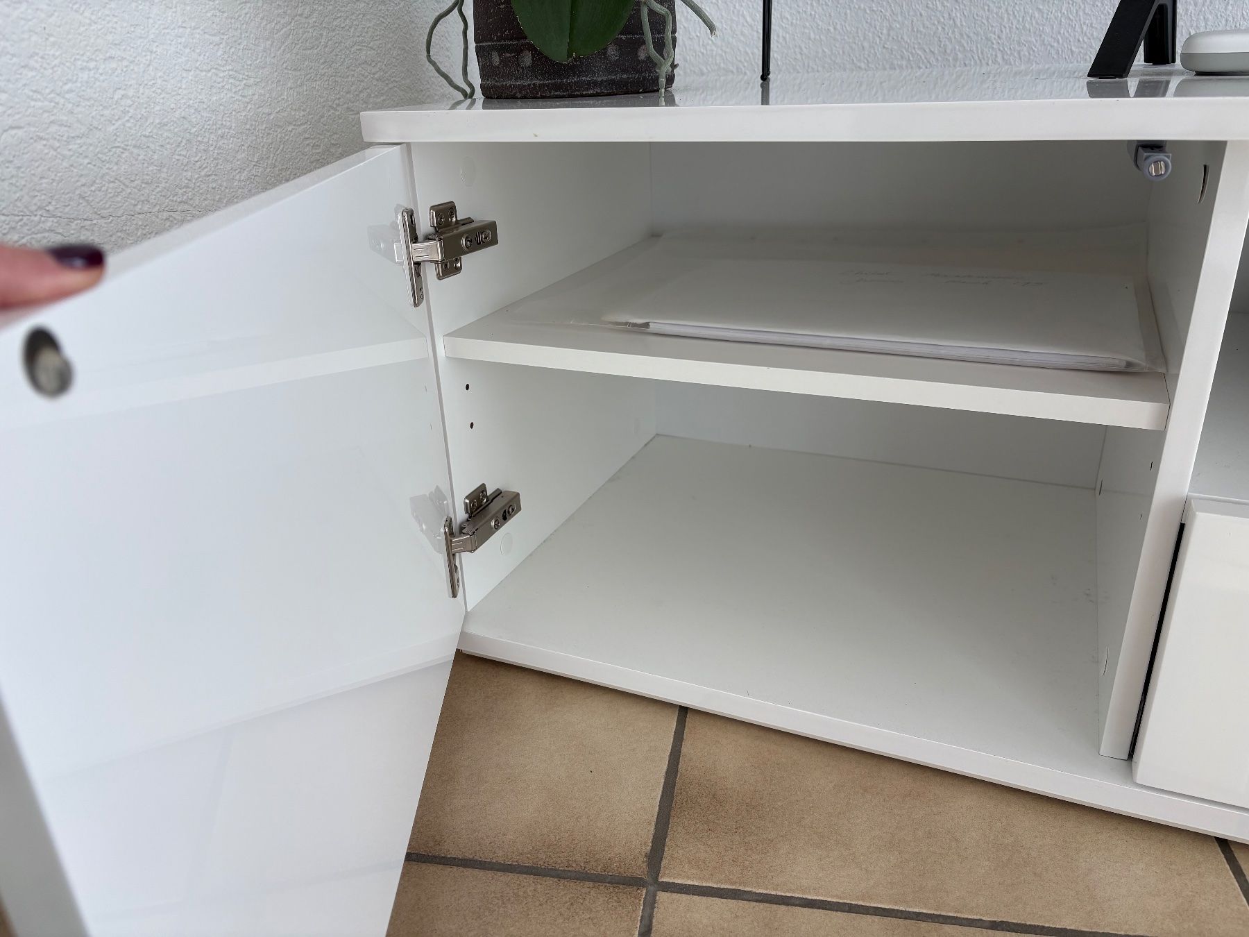Pfister Mobili TV: Meuble TV blanc laqué moderne - Pfister – Usato da Matran venduto da ann_scf8 3