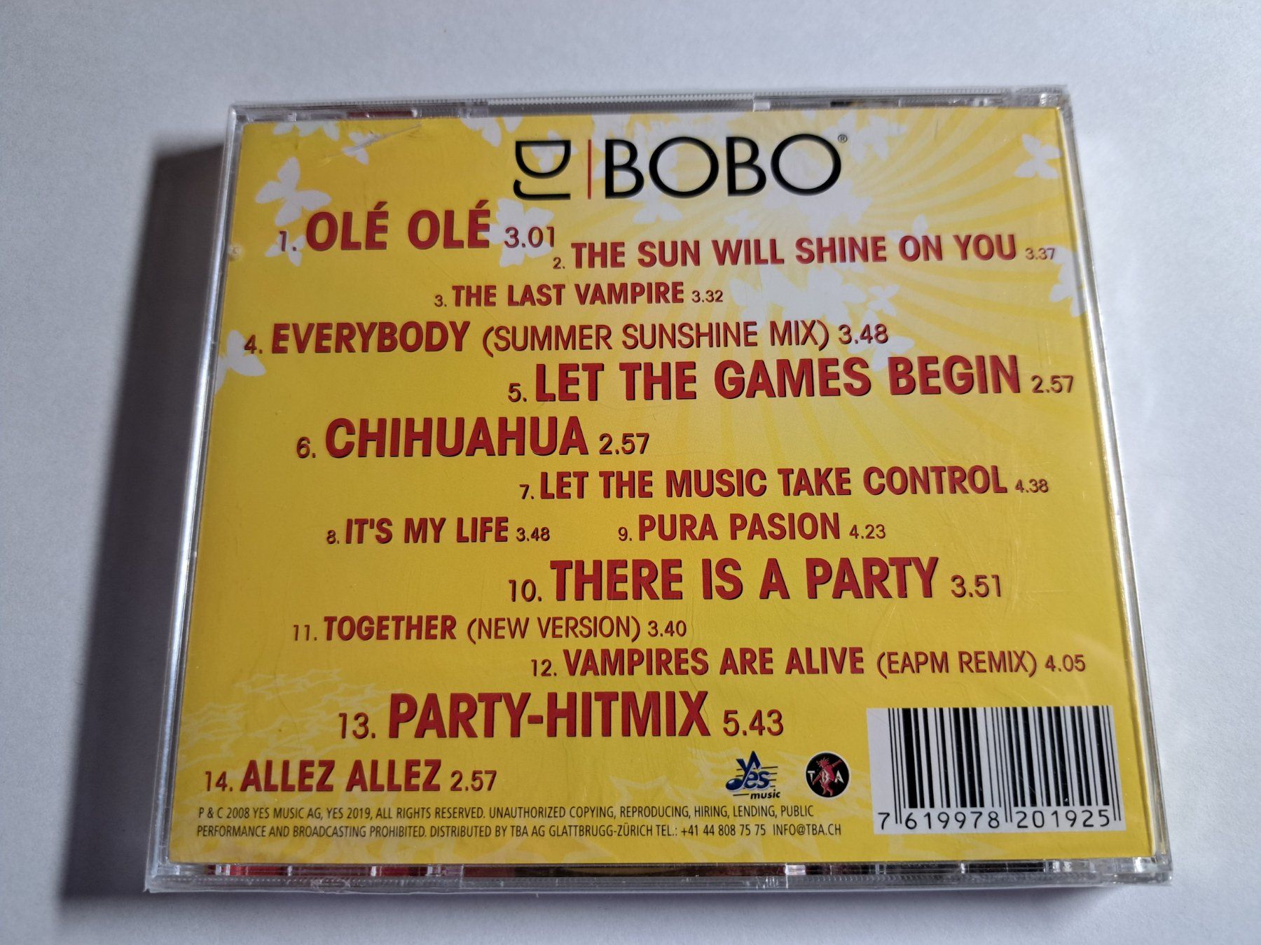 CD: DJ BOBO - Olé Olé The Party – Nuovo e nell'imballaggio originale da Wichtrach venduto da LuckyLuke69 1