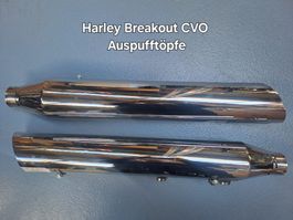 Harley Davidson Breakout CVO Auspufftöpfe ORIGINAL