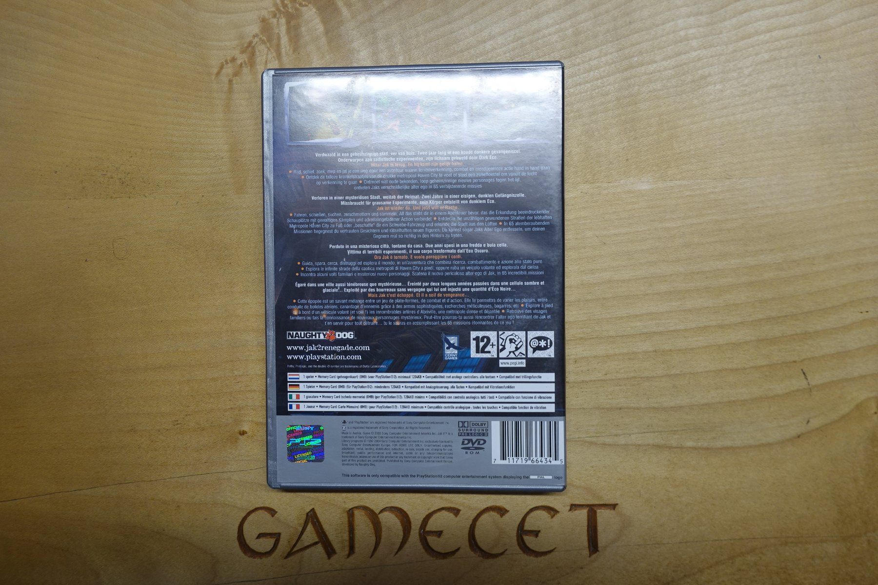 Sony Giochi: Jak II: Renegade - Platinum – Usato da Steinach venduto da Gamecet 2