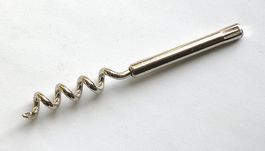 Korkenzieher - Rohling / aus 100% Edelstahl !