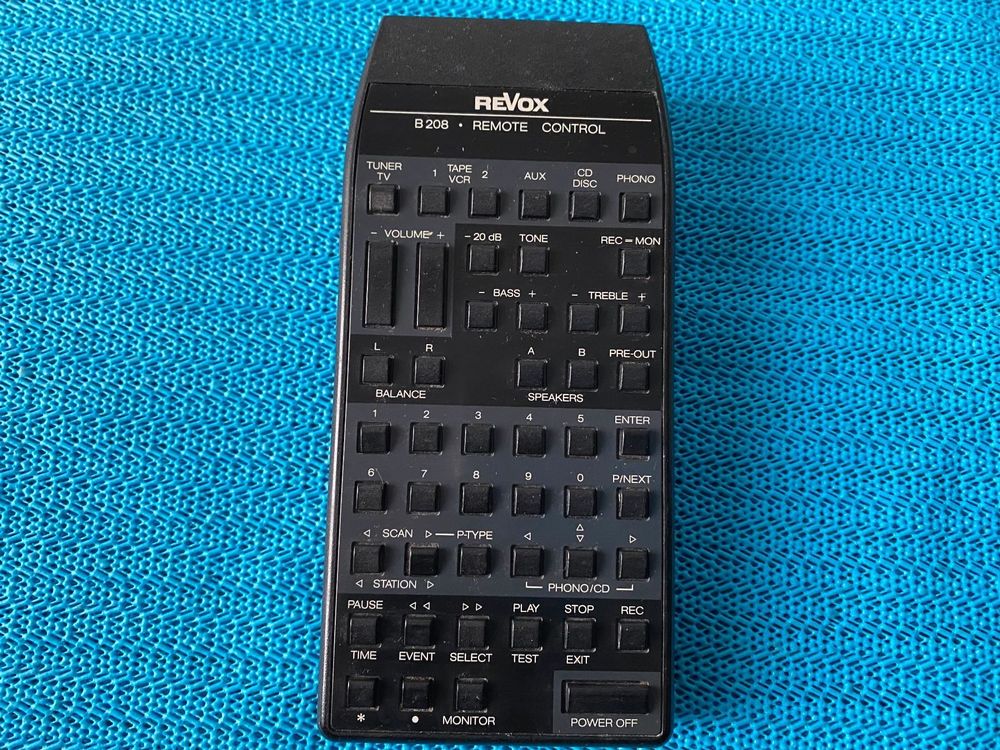 ReVox B 208 Remote Control (Gebraucht) in Langenthal für CHF 56 – mit