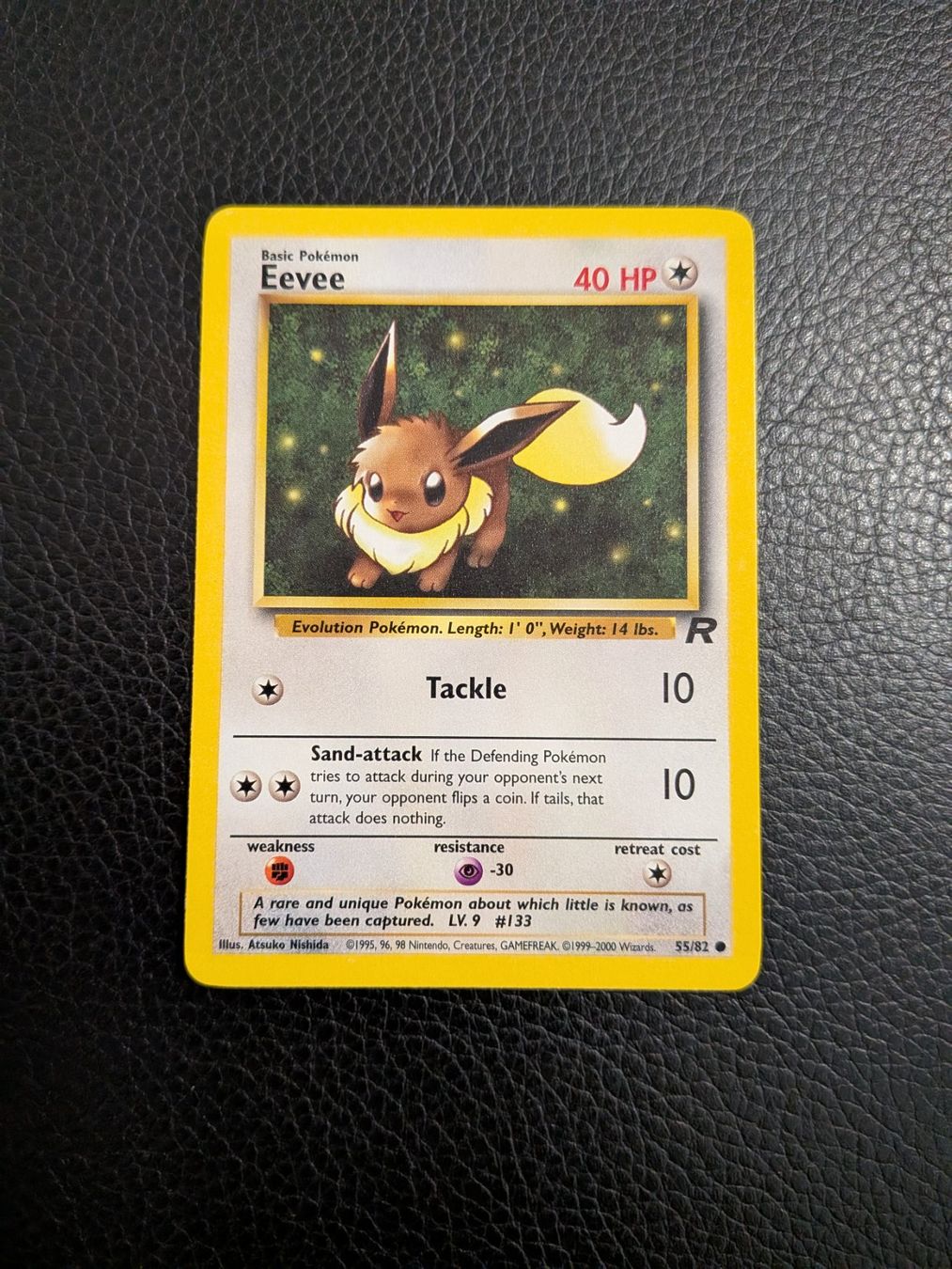 Pokémon Carte collezionabili: Team Rocket Eevee 55/82 Ab 1 – Usato da Paradiso venduto da Pkmn10