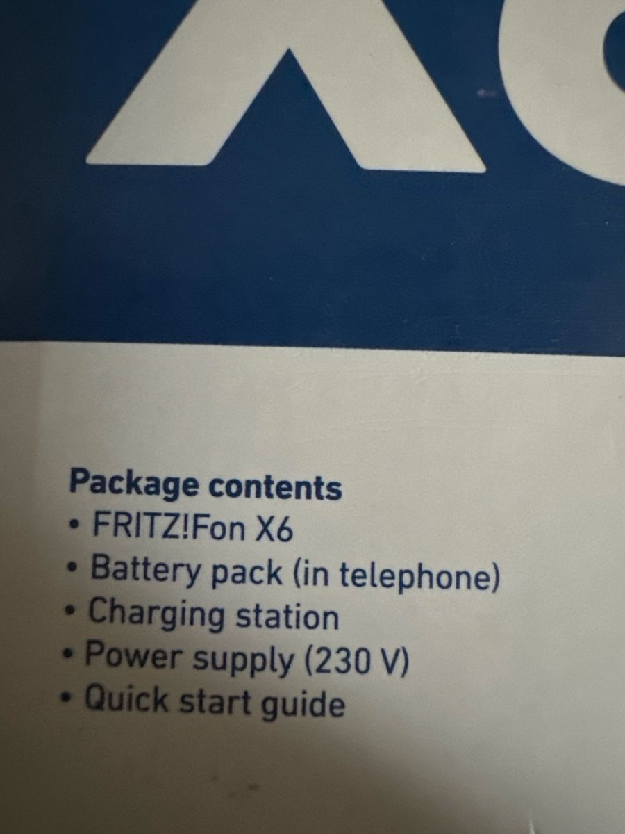 Fritz Telefoni: FRITZ!Fon X6 Telefon DECT neuwertig – Nuovo (secondo la descrizione) da Schinznach-Dorf venduto da Rasec 1