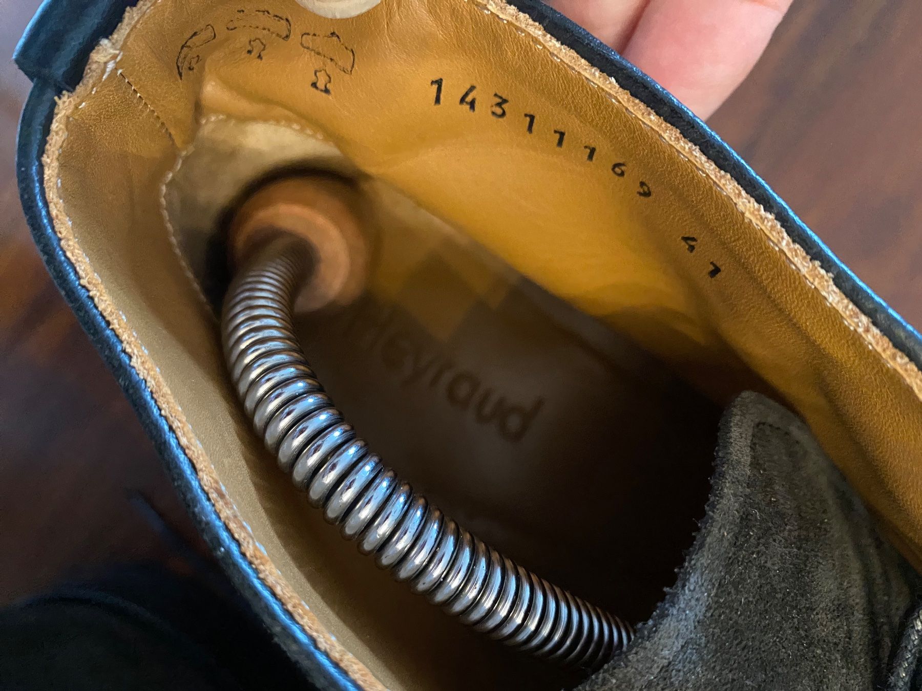 Scarpe da uomo: HEYRAUD Herren Wildleder Schnürschuhe – Nuovo (secondo la descrizione) da Besazio venduto da lionheart63 6