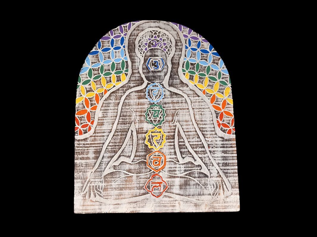 Pareti & Soffitti: Yoga Chakra Wandpanel, Handarbeit – Usato da Hünenberg venduto da Restwert_Zug