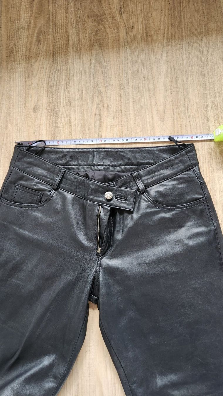 Pantaloni: Echt Leder Hose, Gr. 40, Cigno Nero – Usato da Zürich venduto da Stephs13 5
