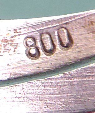 Anelli: Ring 800 Silber mit synthetischem Stein – Usato da Muri AG venduto da silvermouse007 6