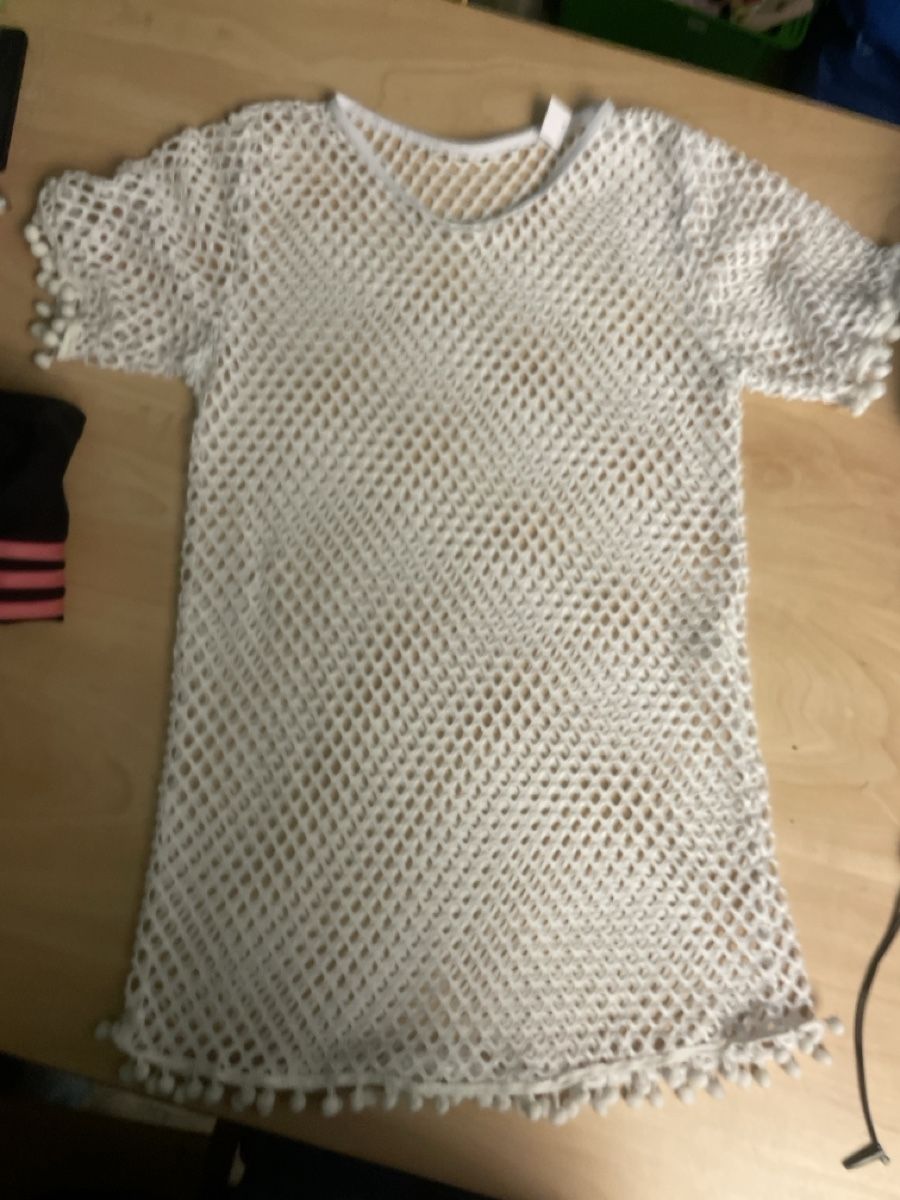 Robes et jupes: Strandkleid Weiss Gr.146/152 – Neuf (Voir description) à Obergerlafingen par cabo4