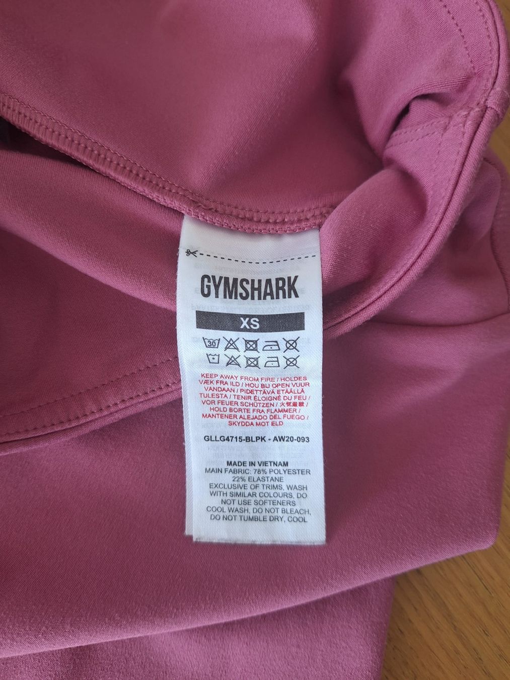 Gymshark Leggings: Gym Shark 7/8 Leggings – Usato da Wollerau venduto da _2kp5 4