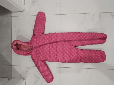 Kanz Schneeanzug Gr. 92 pink mit Muster