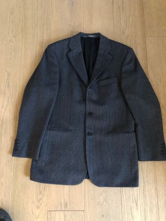 Herrensakko von Feraud, 100% Schurwolle, blau, Gr. 48