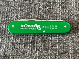 Altes Sackmesser ELINOX Alox glatt „Kündig“ mit Schere RAR