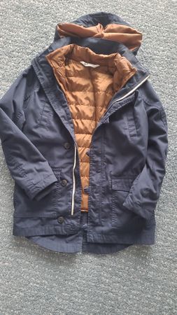 Navy Blue Herbst Jacke, Gr 134: Neu