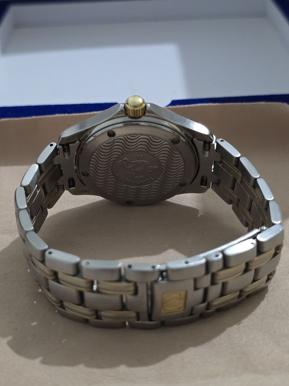 Omega Orologi: OMEGA Seamaster Automatic Chronometer  Or18k et Acier – Usato da Les Acacias venduto da watinjo 7