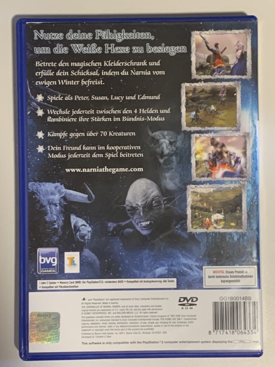 Sony Giochi: Narnia - PS2 – Usato da Ostermundigen venduto da RG-Collector 1
