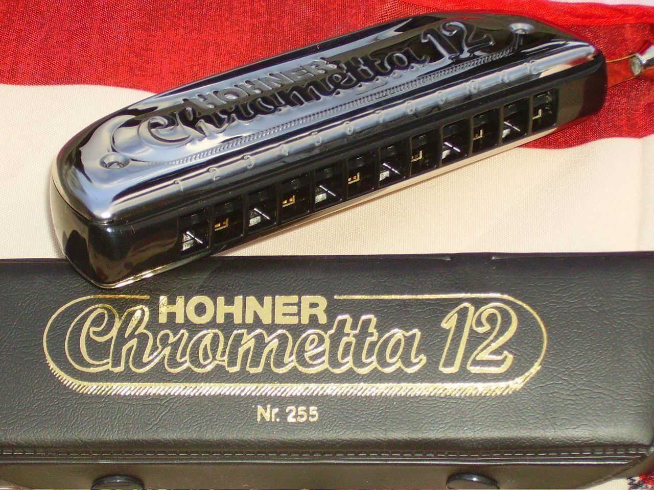 Hohner Musikinstrumente: chromatische Mundharmonika HOHNER – Neu (gemäss Beschreibung) aus Wöschnau von Musikhaus-Luethy5012 1