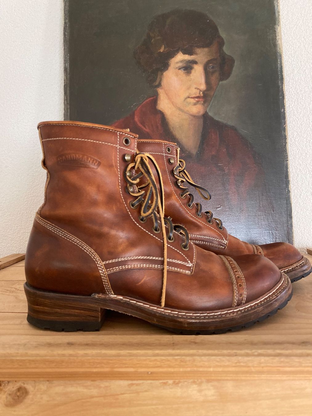 Scarpe da uomo: Sandmann Allbright Whiskey Classic Dress Boot – Usato da Illnau venduto da Machi3 2