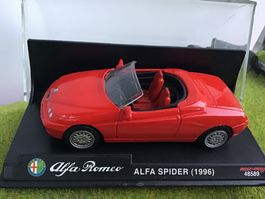 Alfa Romeo Spider (1996) Modellauto, rot, 1:43