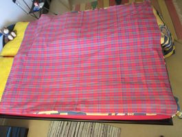TISCHDECKE KARIERT BAUMWOLLE HANDEMADE antik pizzaria etc