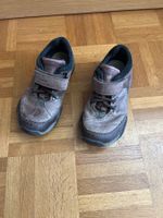 Kinder lederschuh Clarks braun Klettverschluss