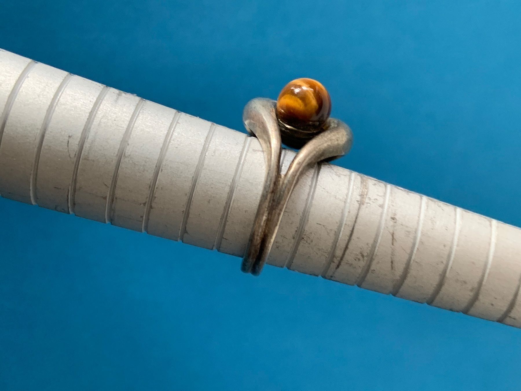 Ringe: Silberring tigeraugen (rg 54) – Gebraucht aus Laufen von belleskulptur 6