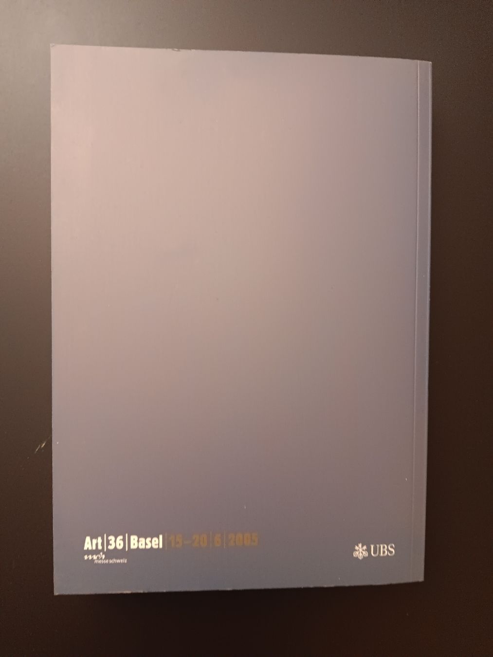 Libri: catalogue Art Basel 36 (2005) – Usato da Lausanne venduto da Grabock 1