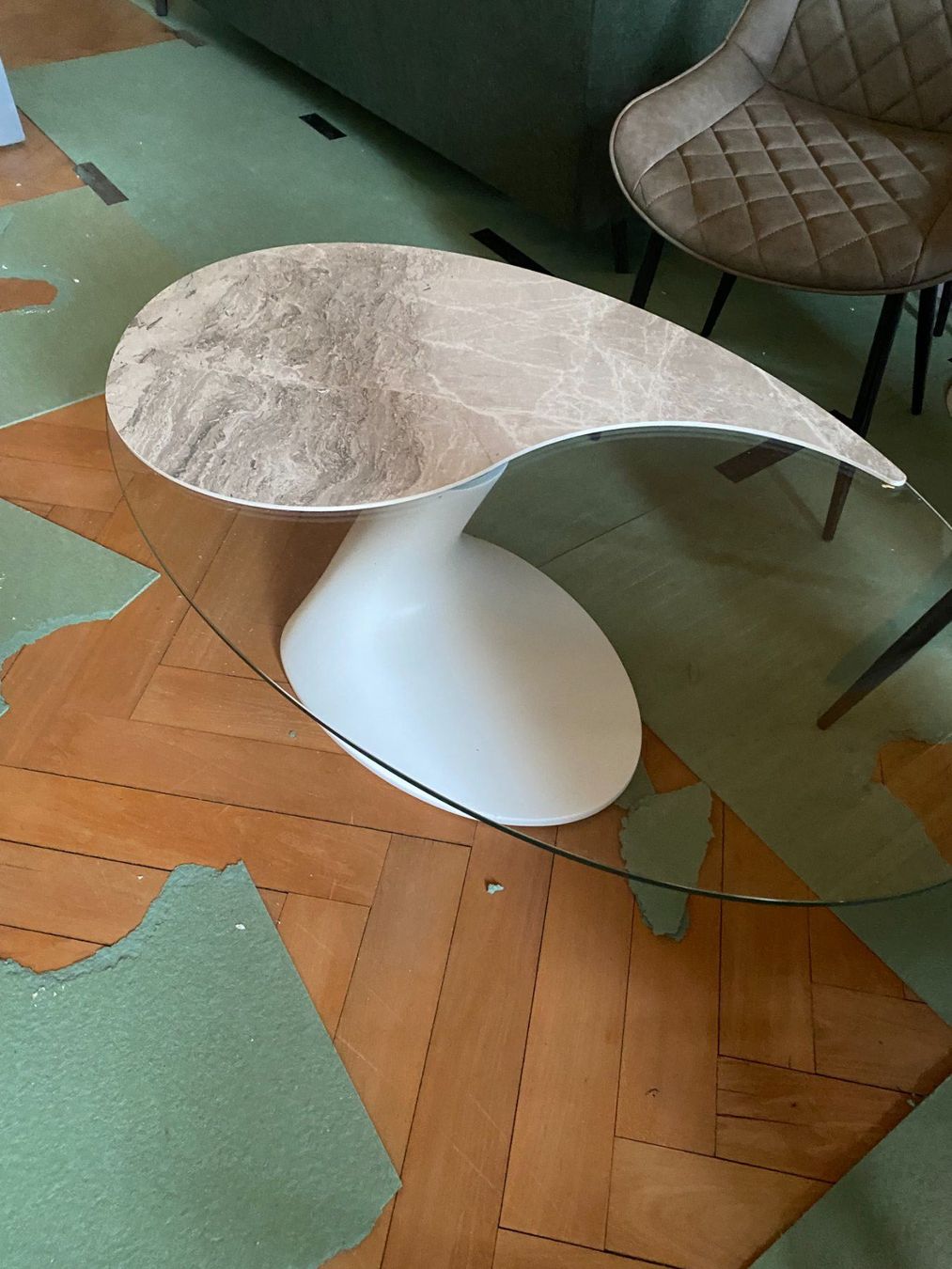 Tavoli: Designer Salontisch - Marmoropti & Glas/Modern / NEU – Nuovo (secondo la descrizione) da Liestal venduto da dev_qcm9 3