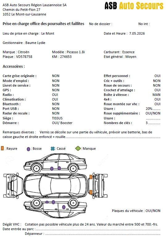 Citroën Automobili: Citroën Picasso 1.8i – Usato da Lausanne venduto da OF_Lausanne 8