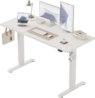 Schreibtisch elektrisch höhenverstellbar 120x60 cm Weiss