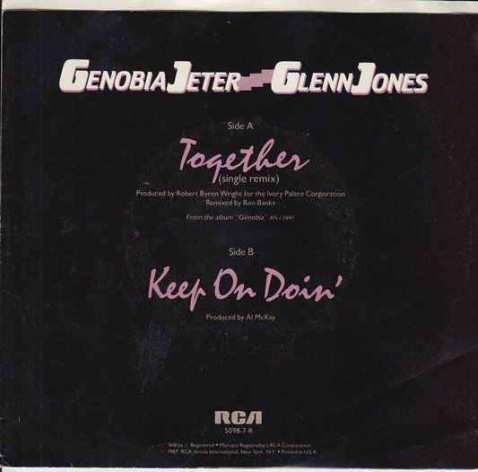 Dischi in vinile: Jeter Genobia/Glenn Jones: Together 7" – Usato da Steinhausen venduto da Vilivinili 1
