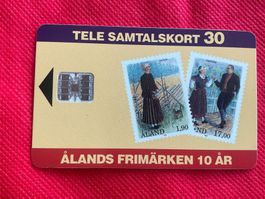Telefonkarte Finnland Aland