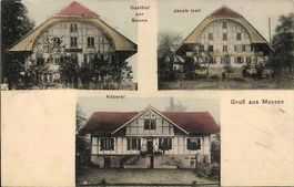 Messen SO 3 Bildkarte zur Sonne, Käserei ,Iseli Jacob., 1917