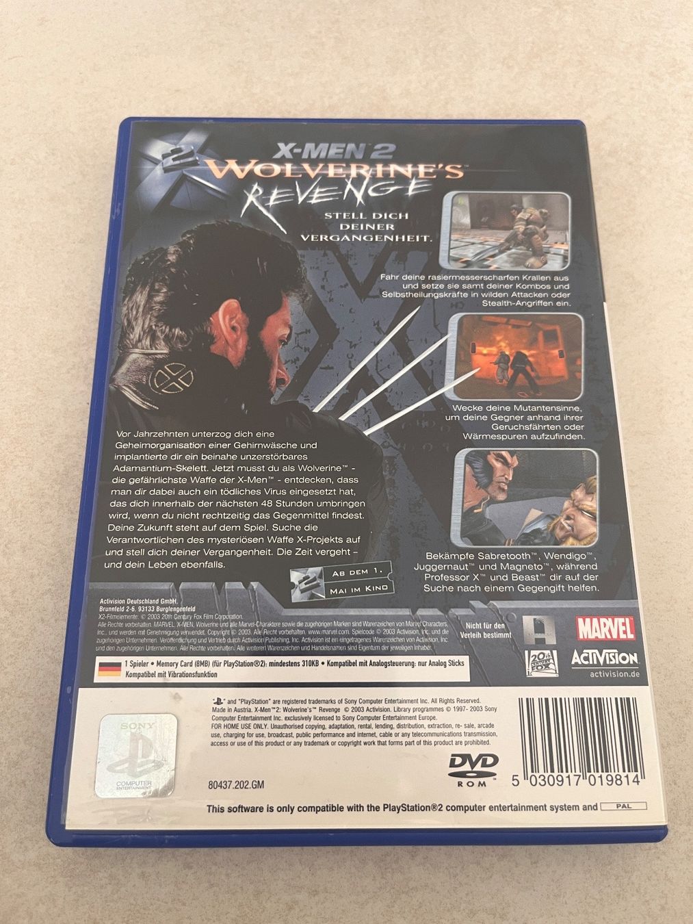 Sony Giochi: X-Men 2: Wolverine's Revenge PS2 – Usato da Suhr venduto da SchnapperCH 1