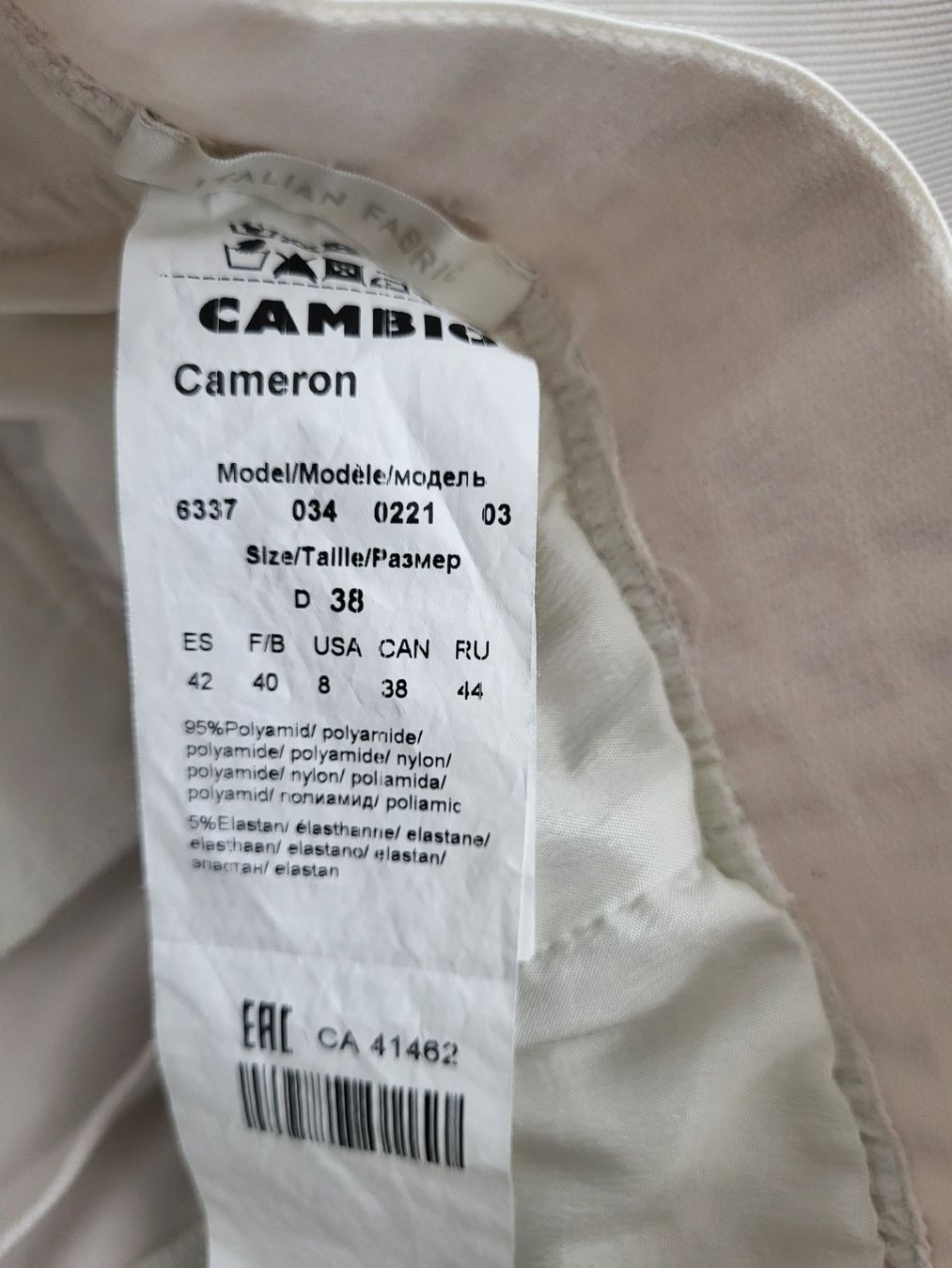 Cambio Pantalons: Cambio Hose, creme,Grösse 38 neu – Neuf (Voir description) à Locarno par ernsthofmann 6