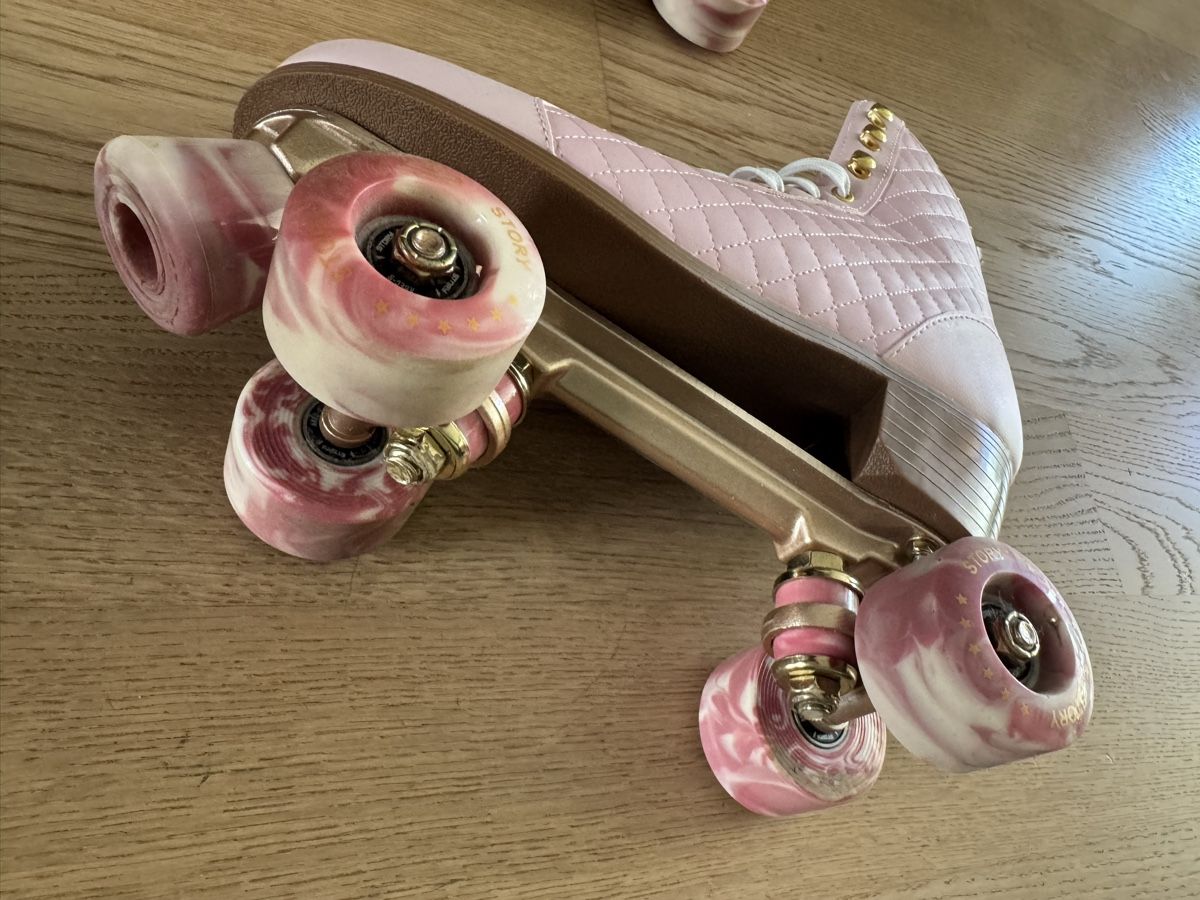 Pattini in linea & Pattini a rotelle: Rollschuhe rosa, Grösse 41 – Usato da Belp venduto da Mundial 3