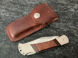 Herbertz Sackmesser "EXCALIBUR“ mit Lederetui Neuwertig