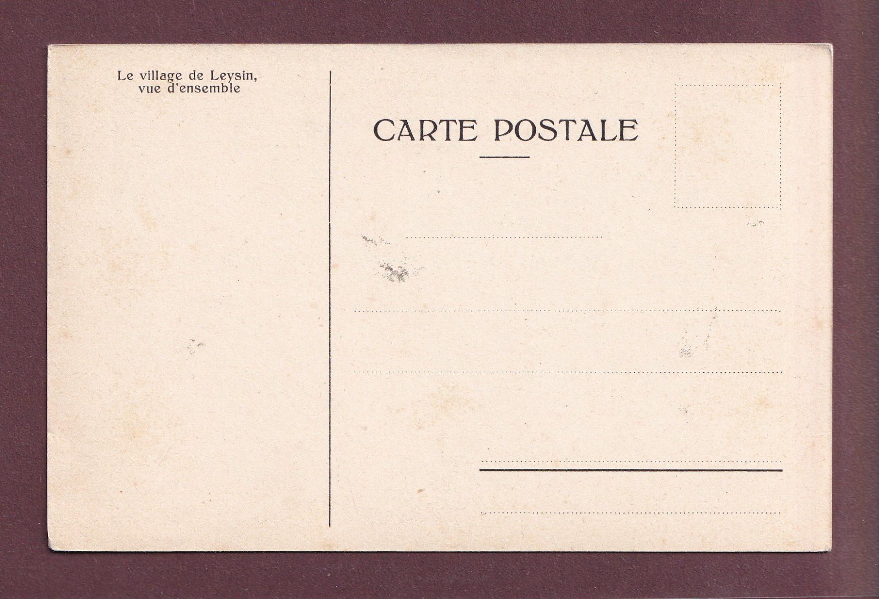 Cartoline postali: LEYSIN - Dents du Midi – Usato da Pully venduto da nicecards 1