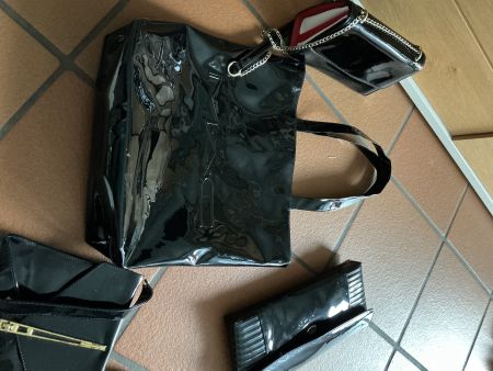 MAC Schopper und andere  Taschen schwarz lackiert