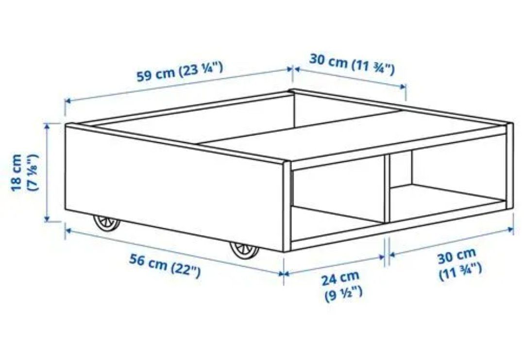 Ikea Sistemi di archiviazione: 2x Ikea Fredvang Unterbettmöbel – Usato da Jegenstorf venduto da nic_5bb6 1