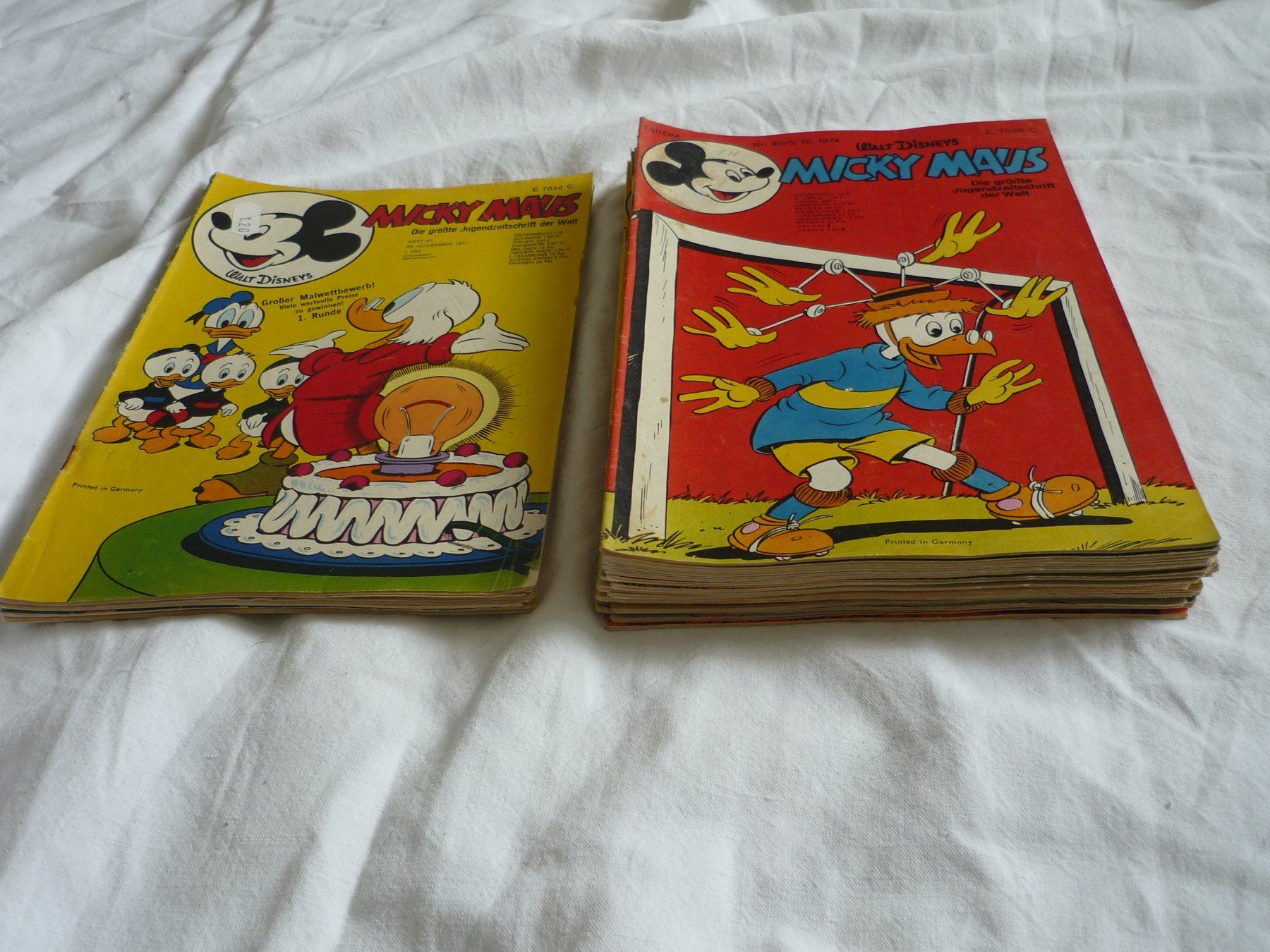 Fumetti: 22x Micky Maus 1974 + 1976 - Comics Walt Disney – Usato da Beringen venduto da Flatretriever 3