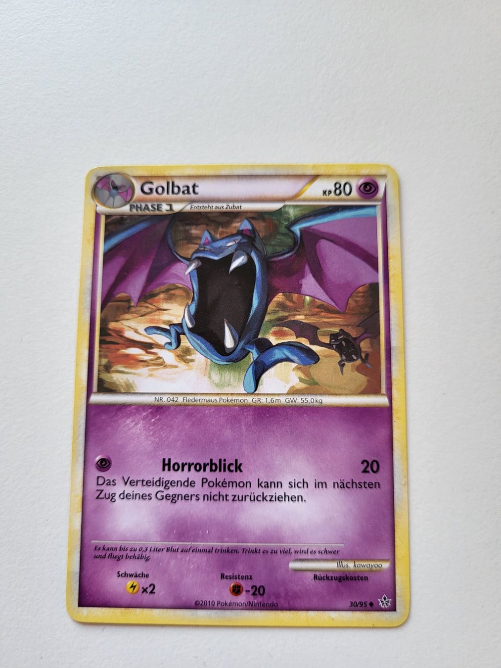 Pokémon Carte collezionabili: Golbat (Unleashed 30/95) – Usato da Erlenbach ZH venduto da ram_mjn5