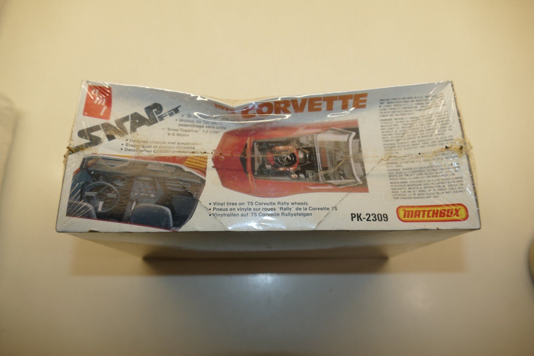 Matchbox Modellini d'auto: AMT/Matchbox 1:25: 1975 Corvette – Nuovo e nell'imballaggio originale da Niederhasli venduto da rail-duerst 1