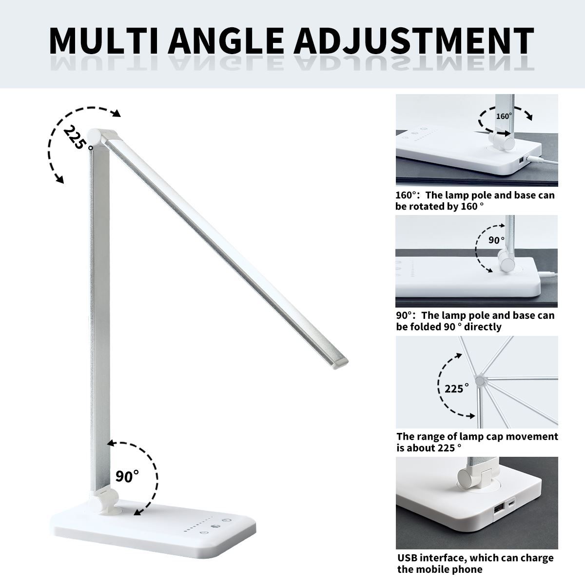 Lampade: Tischleuchte LED Nachttischlampe 5 Farb – Nuovo (secondo la descrizione) da Thun venduto da 365buy 1