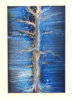 Pouring Bild "Sequoia" 60x40 cm, Petra`s Art