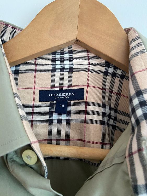 Burberry Hemden: Burberry Original Herrenhemd – Grösse 40 – Olive – Gebraucht aus Rehetobel von TatoElisa 1