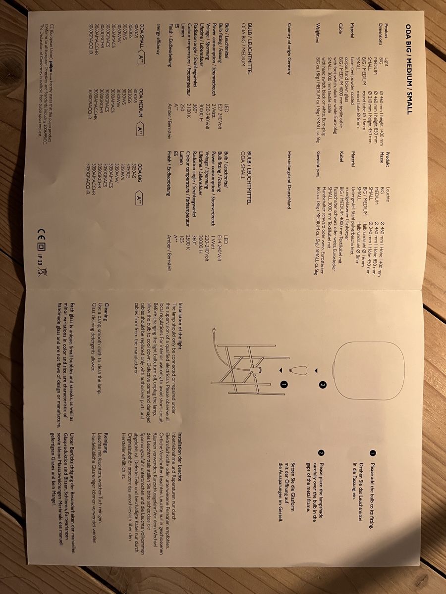 Lampade: Pulpo - Oda Leuchte small – Nuovo (secondo la descrizione) da Hausen am Albis venduto da schoggi-chueche 4