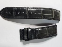 Glashütte Original Alligatorband 20/18 mm Schwarz