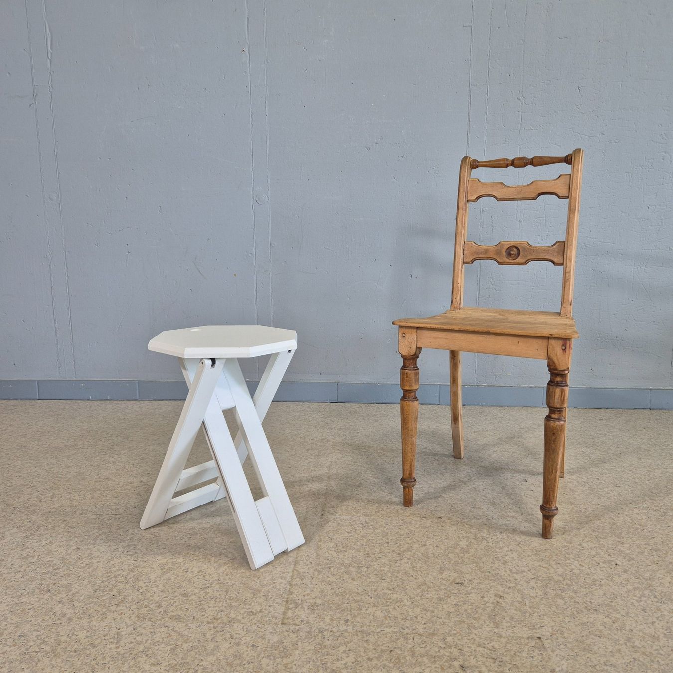 Sgabelli: 1 Stk. SUZY Style Hocker Höcker Stool Falthocker Klapphocker – Usato da Nottwil venduto da Wondewa-Shop 1