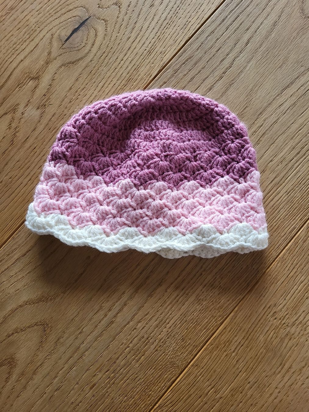 Sonstige Jungenkleidung: Strickkappe rosa – Neu (gemäss Beschreibung) aus Mund von joe_m2w8
